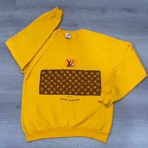 80’s LV Mustard Crewneck Sweatshirt